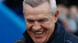 Javier Aguirre en un partido del Mallorca en la temporada 2022-23.