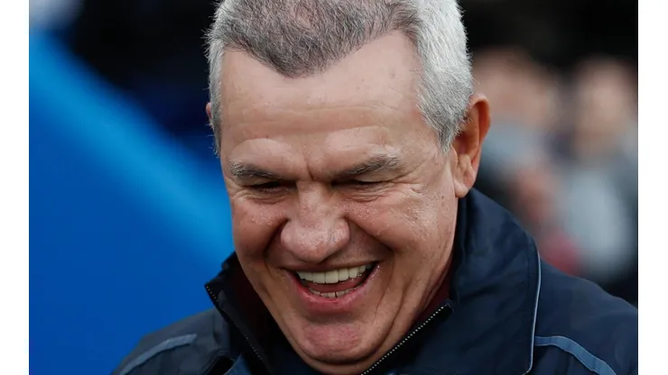 Javier Aguirre en un partido del Mallorca en la temporada 2022-23.