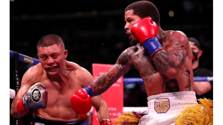 Gervonta Davis recibió un tiro de Isaac Cruz.