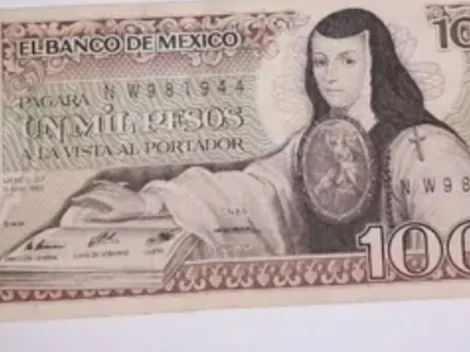 ¿Los tienes?: Así son los dos billetes de Sor Juana que valen 100 mil pesos