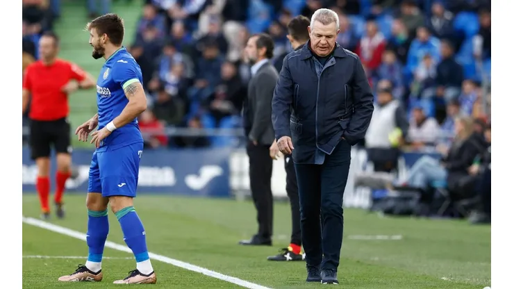 Javier Aguirre en la derrota del Mallorca ante el Getafe.