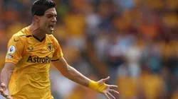 Raúl Jiménez se perdió el empate ante Manchester United.