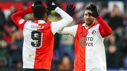 Santi Giménez dio dos asistencias en la victoria del Feyenoord