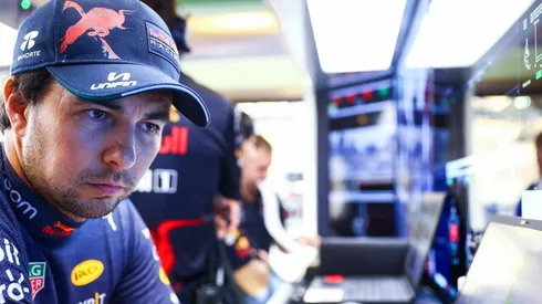 Sergio Pérez durante el Gran Premio de Abu Dhabi en 2022.