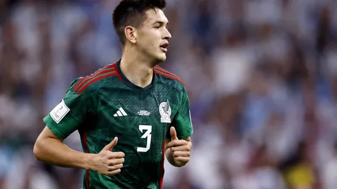 LUSAIL CITY - Cesar Jasib Montes of Mexico during the FIFA World Cup, WM, Weltmeisterschaft, Fussball Qatar 2022 group C