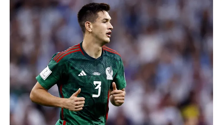 LUSAIL CITY - Cesar Jasib Montes of Mexico during the FIFA World Cup, WM, Weltmeisterschaft, Fussball Qatar 2022 group C