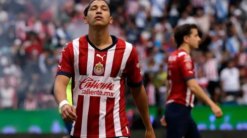 Ángel Zaldívar en la eliminación de Chivas en el torneo Apertura 2022.