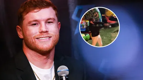 Canelo Álvarez sufrió por no poder noquear una piñata en Navidad