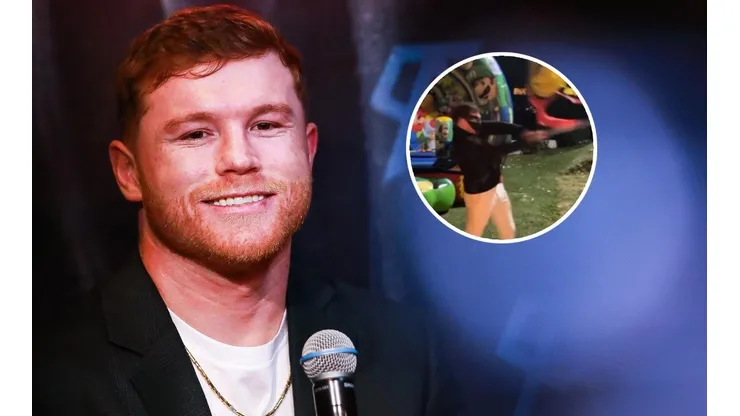 Canelo Álvarez sufrió por no poder noquear una piñata en Navidad