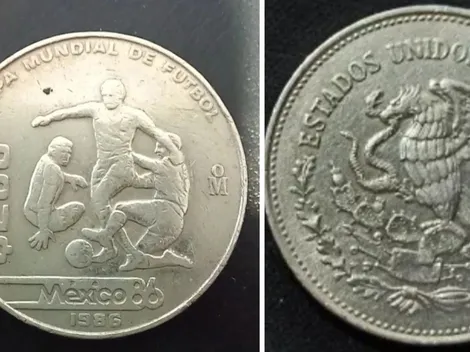 Así puedes reconocer la moneda del Mundial México 1986 que vale 50 mil pesos