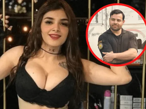 ¡No todos caen en sus encantos! Policía se niega a darle su WhatsApp a Karely Ruiz (VIDEO)