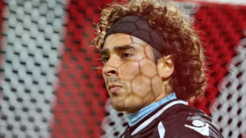 Guillermo Ochoa en el Ajaccio, su primer equipo en Europa.