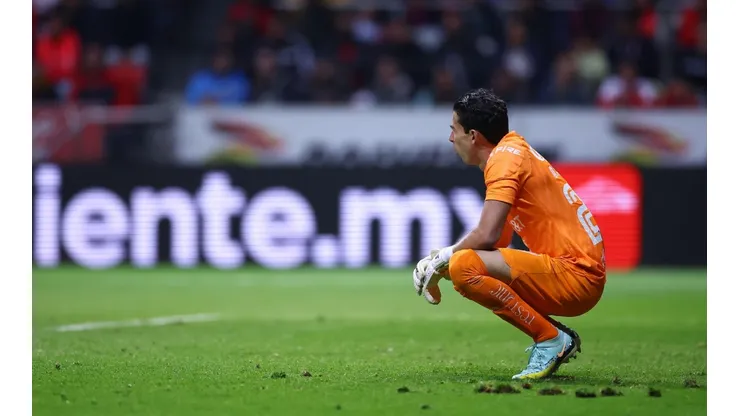Oscar Jiménez en el partido contra Toluca por la Copa Sky.