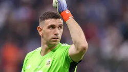 El Dibu Martínez en la Final de la Copa del Mundo Qatar 2022.