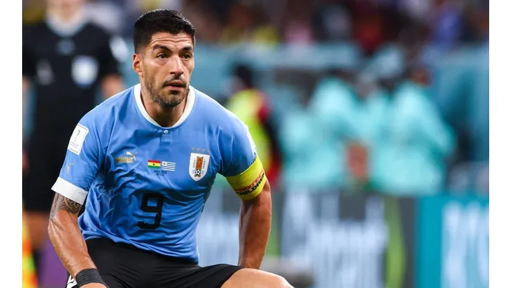 Luis Suárez con Uruguay en la Copa del Mundo Qatar 2022.