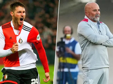 ¿Santi Giménez? Sampaoli hizo una petición muy especial al Sevilla