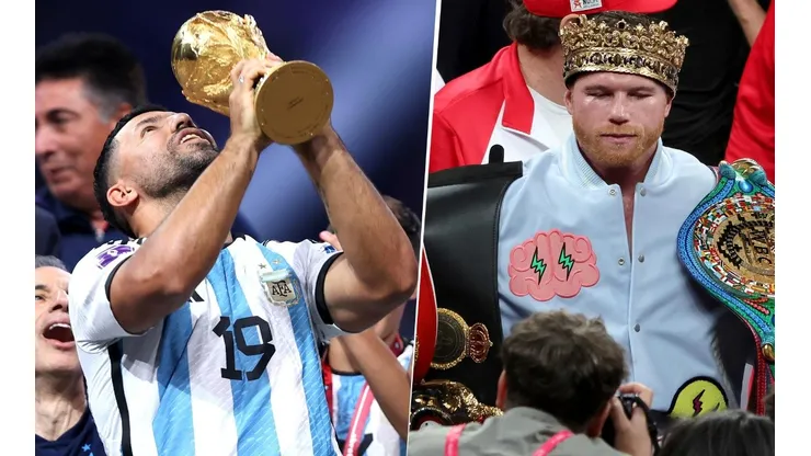 ¿Mensaje amistoso o nueva provocación de Kun Agüero a Canelo Álvarez?