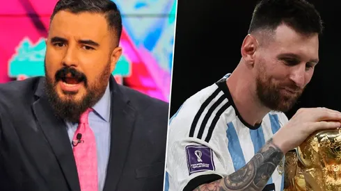 Álvaro Morales criticó a Messi tras el Mundial