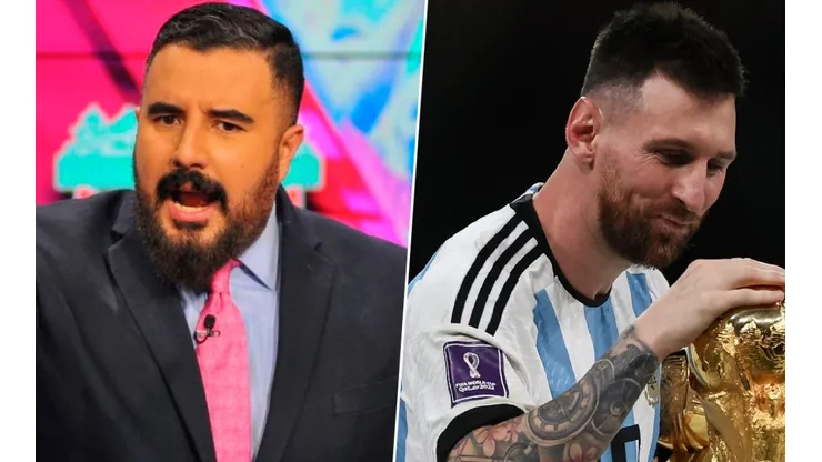 Álvaro Morales criticó a Messi tras el Mundial