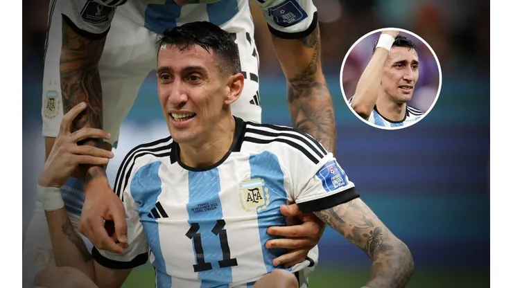 El emotivo festejo de Ángel Di María Argentina 2022