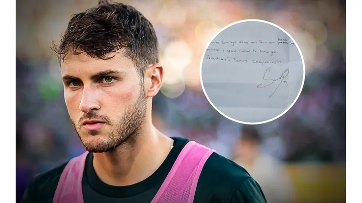 Imposible no llorar: la carta que Santiago Giménez escribió antes de ser borrado