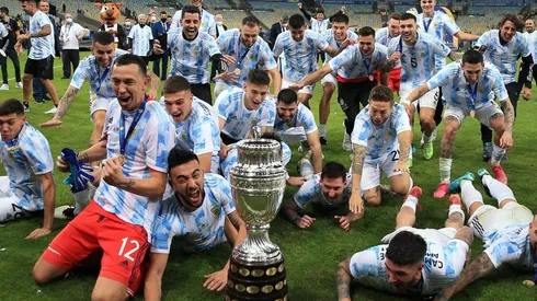 Agustín Marchesín fue parte de la selección argentina que ganó la Copa América en 2021.