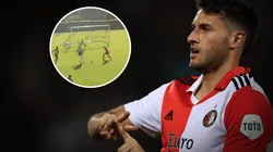 VIDEO: Santiago Giménez sigue limando asperezas con el capitán