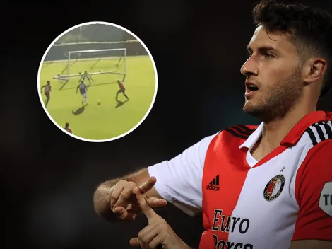 VIDEO: Santiago Giménez sigue limando asperezas con el capitán