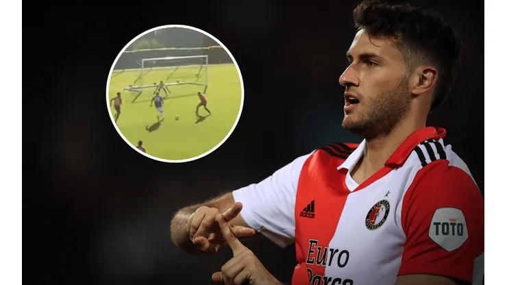 VIDEO: Santiago Giménez sigue limando asperezas con el capitán