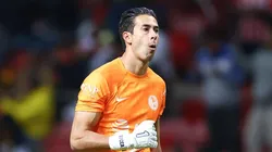 Óscar Jiménez, portero titular ante Necaxa por la Copa Sky.