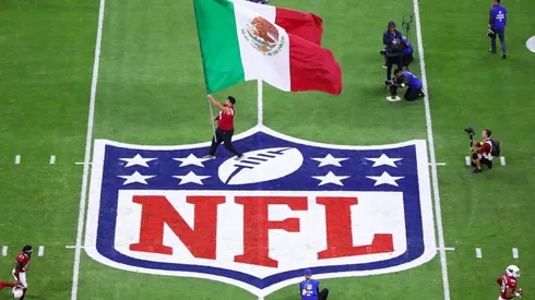 Momentos previos al partido de la NFL en México 2022.