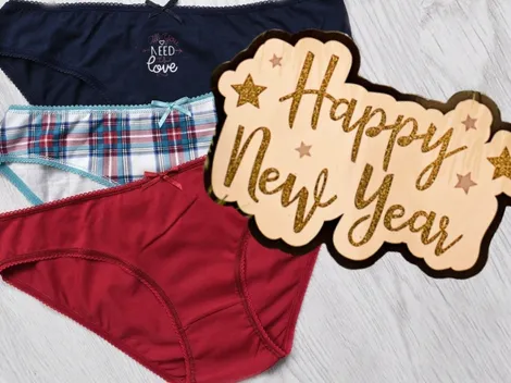 Año Nuevo 2023: Verdadero significado de usar ropa interior amarilla, roja, verde y más