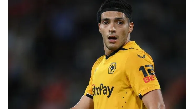 Raúl Jiménez vio el minuto de acción de Wolverhampton.