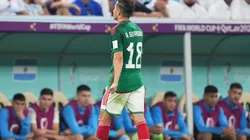Argentina - Mexico. FIFA World Cup, WM, Weltmeisterschaft, Fussball Qatar 2022 Andres Guardado of Mexico and Argent