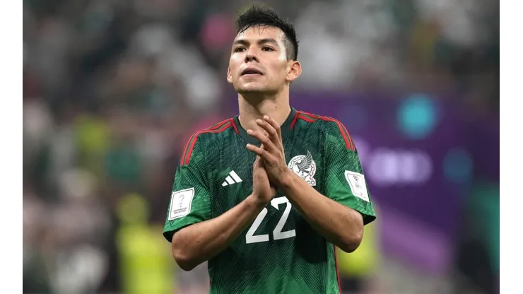 Hirving el Chucky Lozano en la Copa del Mundo Qatar 2022.