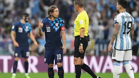 Luka Modrić revive la polémica entre el arbitraje y Argentina.