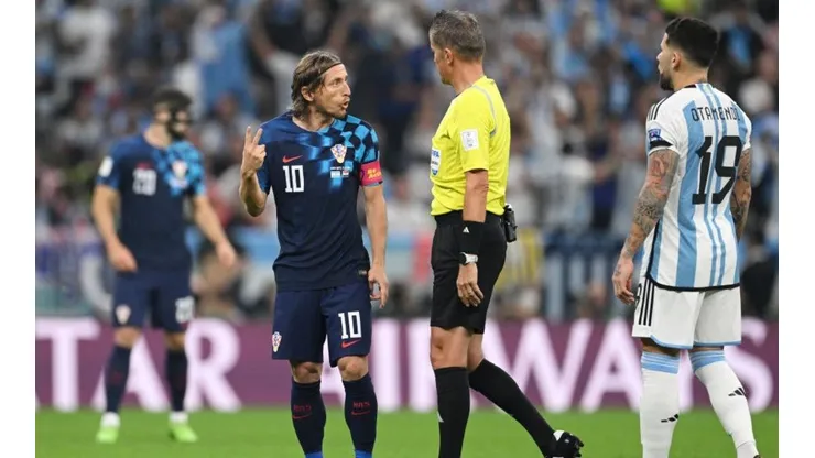 Luka Modrić revive la polémica entre el arbitraje y Argentina.