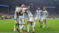 Así celebraron los argentinos el gol de Julián Álvarez.