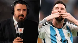 El periodista de ESPN volvió a cargar contra Messi.