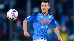 Hirving Lozano of SSC Napoli during the Serie A match between Napoli and Udinese at Stadio Diego Armando Maradona, Naple
