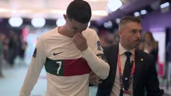 Cristiano Ronaldo entre lágrimas