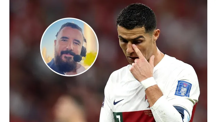 ¿Y su Cristiano? Así vivió Álvaro Morales la eliminación de Portugal a manos de Marruecos