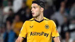 Raúl Jiménez en su partido más reciente con Wolverhampton en Premier League.