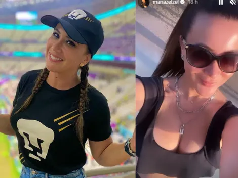 Mariazel disfruta de Qatar en traje de baño ¿Esquivó a la policía ahora? (FOTOS)