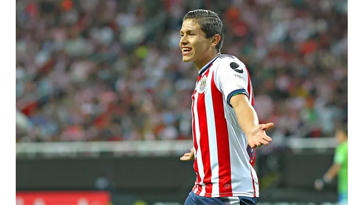 Jesús Godínez en un partido con Chivas en 2018.