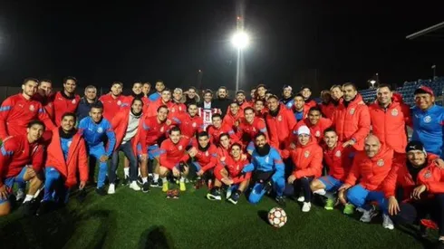 Las Chivas al término de su segunda práctica en Valdebebas con la compañía de Raúl.