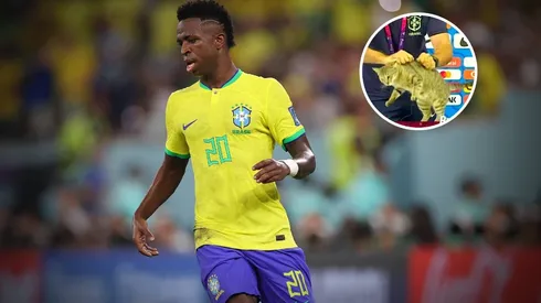 Vinicius Jr. presenció un incómodo momento con un gato
