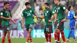 Seleccionados mexicanos al consumarse la eliminación en Qatar 2022.