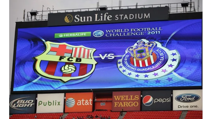 Chivas ha jugado siete veces contra el Barcelona.