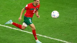 Achraf Hakimi, uno de los héroes de la proeza marroquí. (Foto: Getty Images)